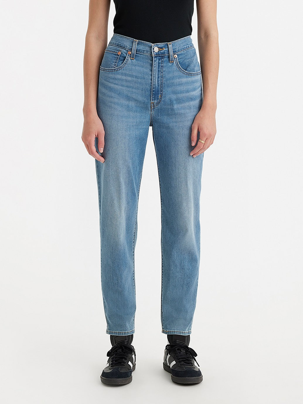 Levi's® 女款高腰男友風牛仔褲