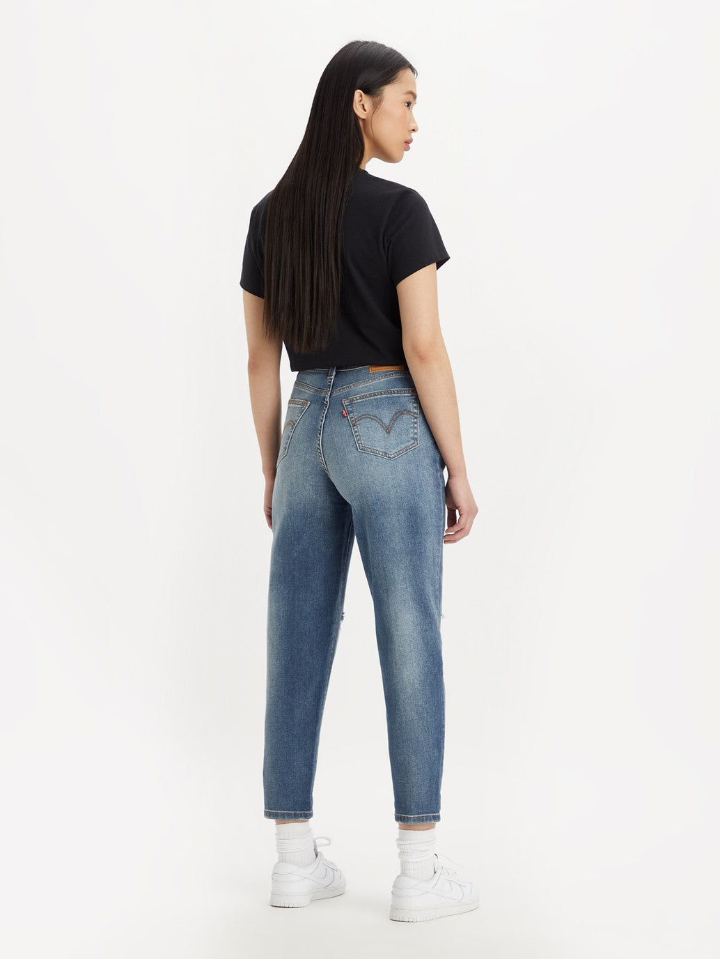 Levi's® 女款高腰男友風牛仔褲