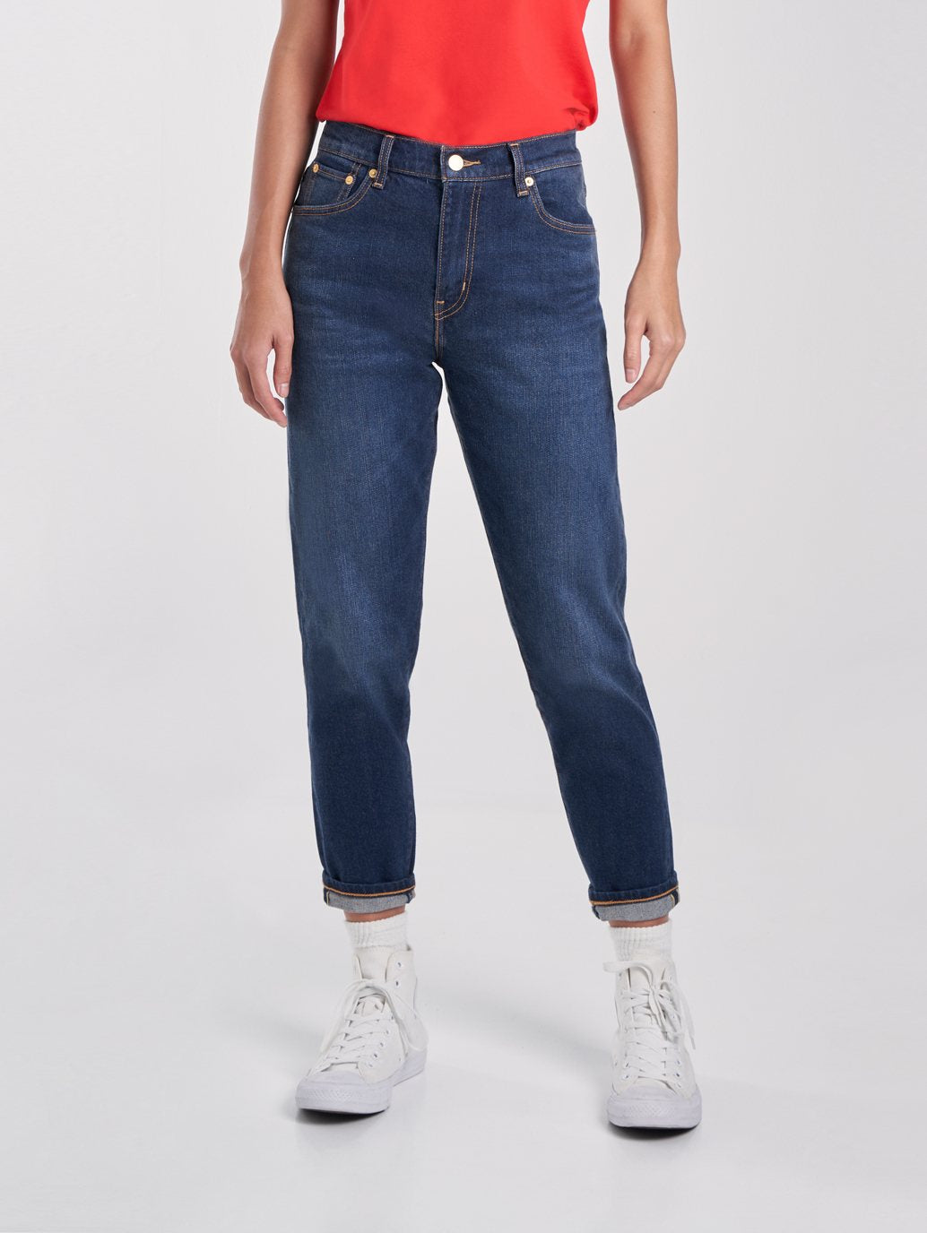 Levi's® 女款高腰男友風牛仔褲