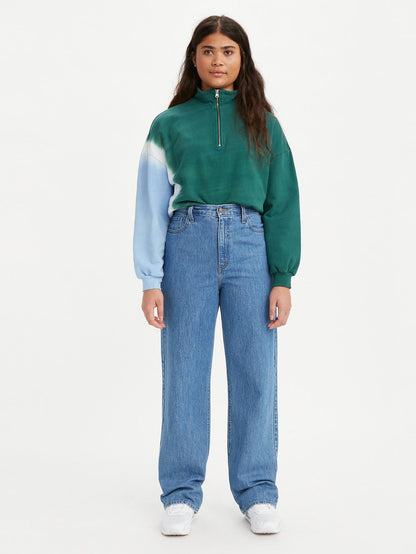 Levi's® 女款高腰直筒牛仔褲