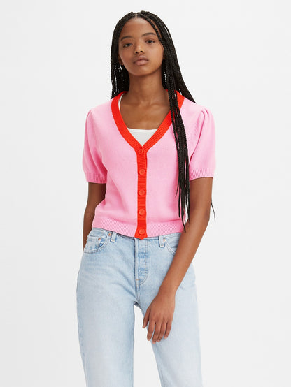 Levi's® 女士 Josie 短袖開襟衫