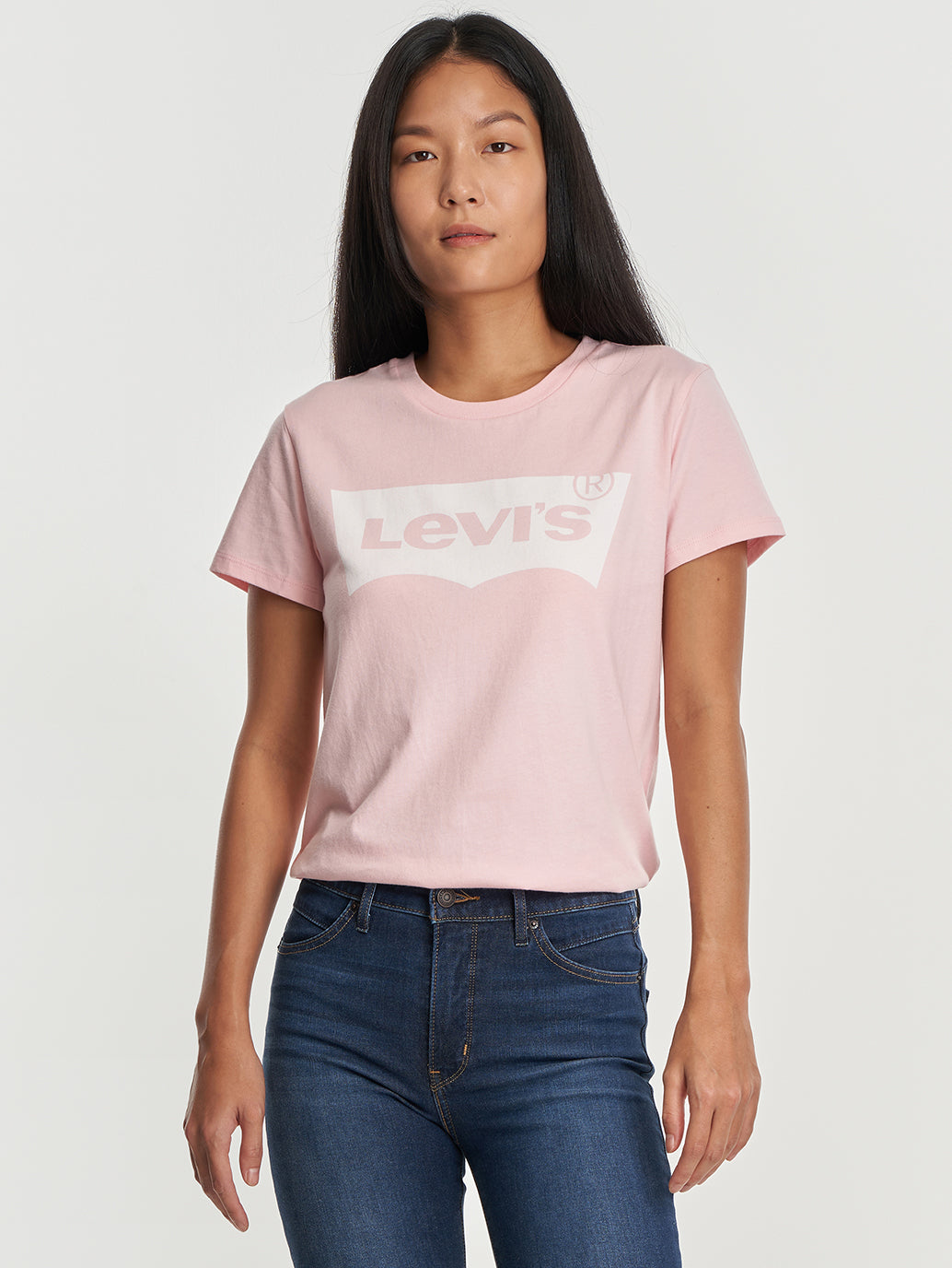 Levi's® 女用標誌完美 T 卹
