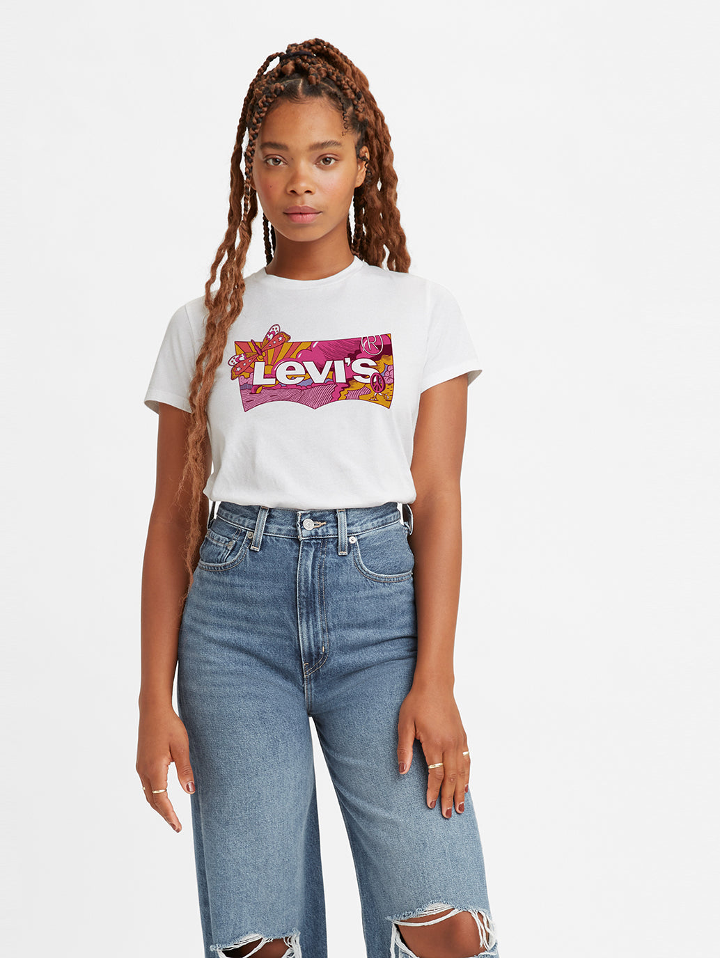 Levi's® 女用標誌完美 T 卹