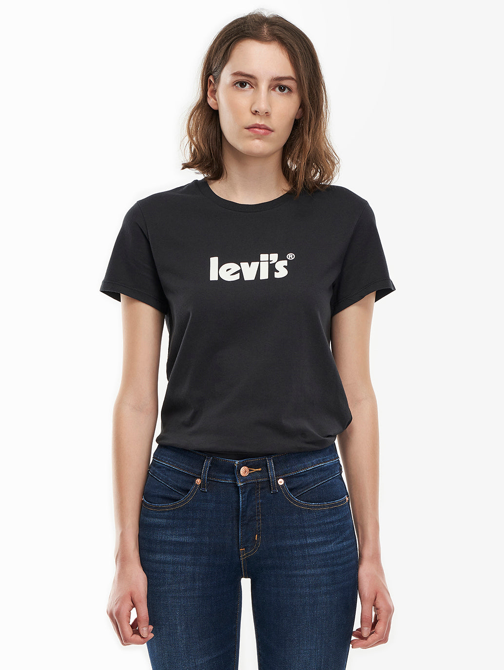 Levi's® 女用標誌完美 T 卹
