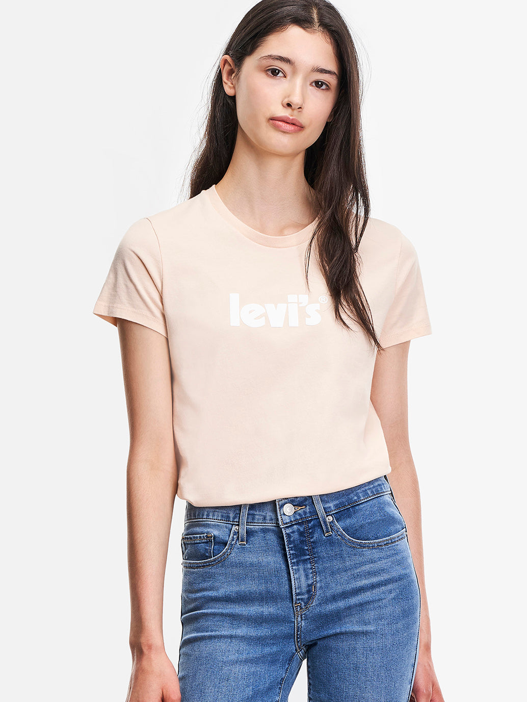 Levi's® 女用標誌完美 T 卹