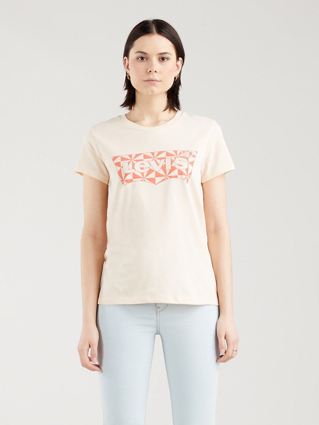 Levi's® 女用標誌完美 T 卹