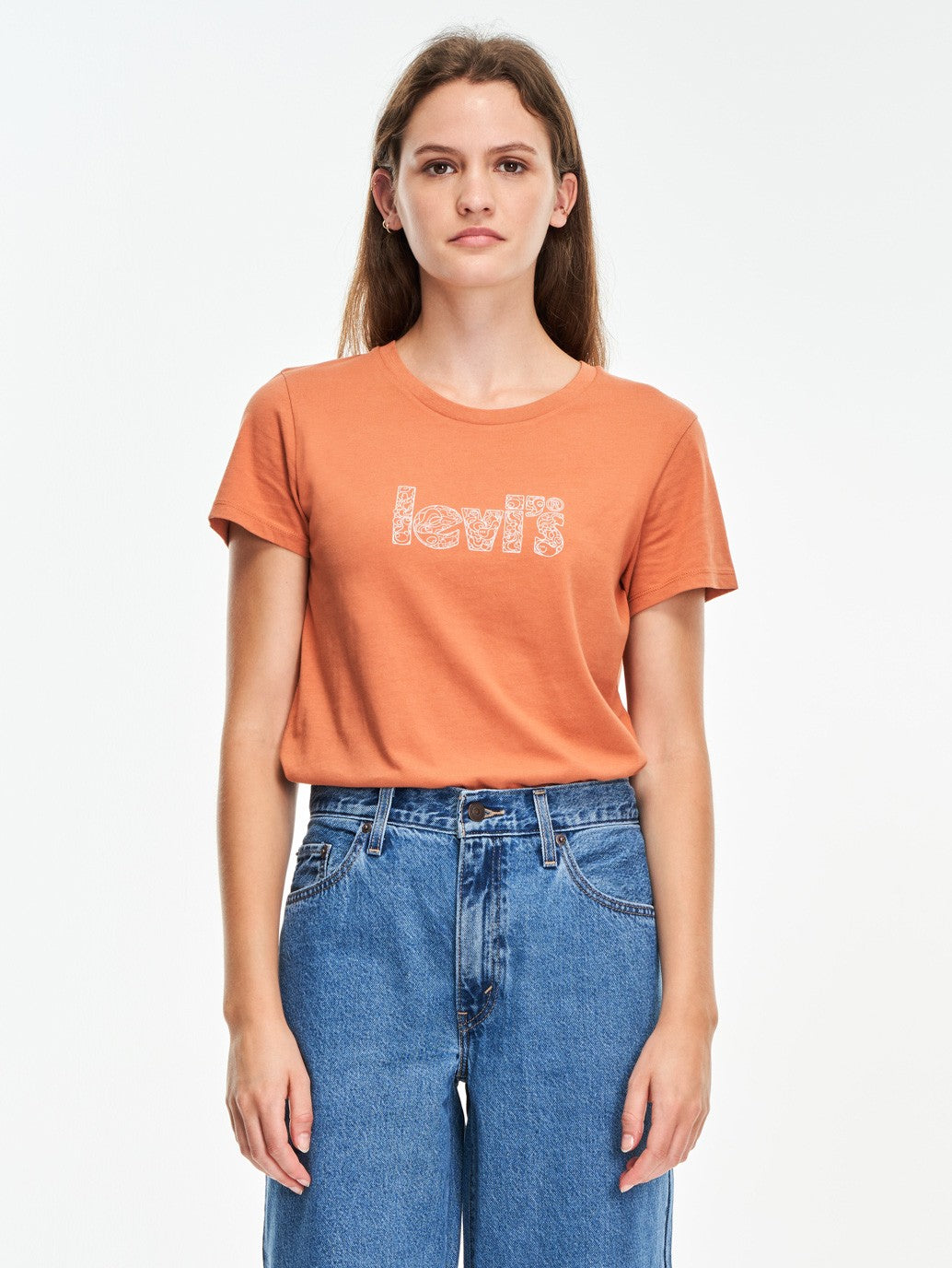 Levi's® 女用標誌完美 T 卹