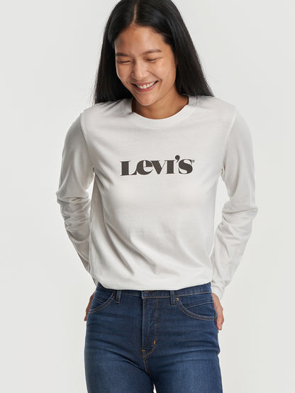 Levi's® 女款長袖完美 T 卹