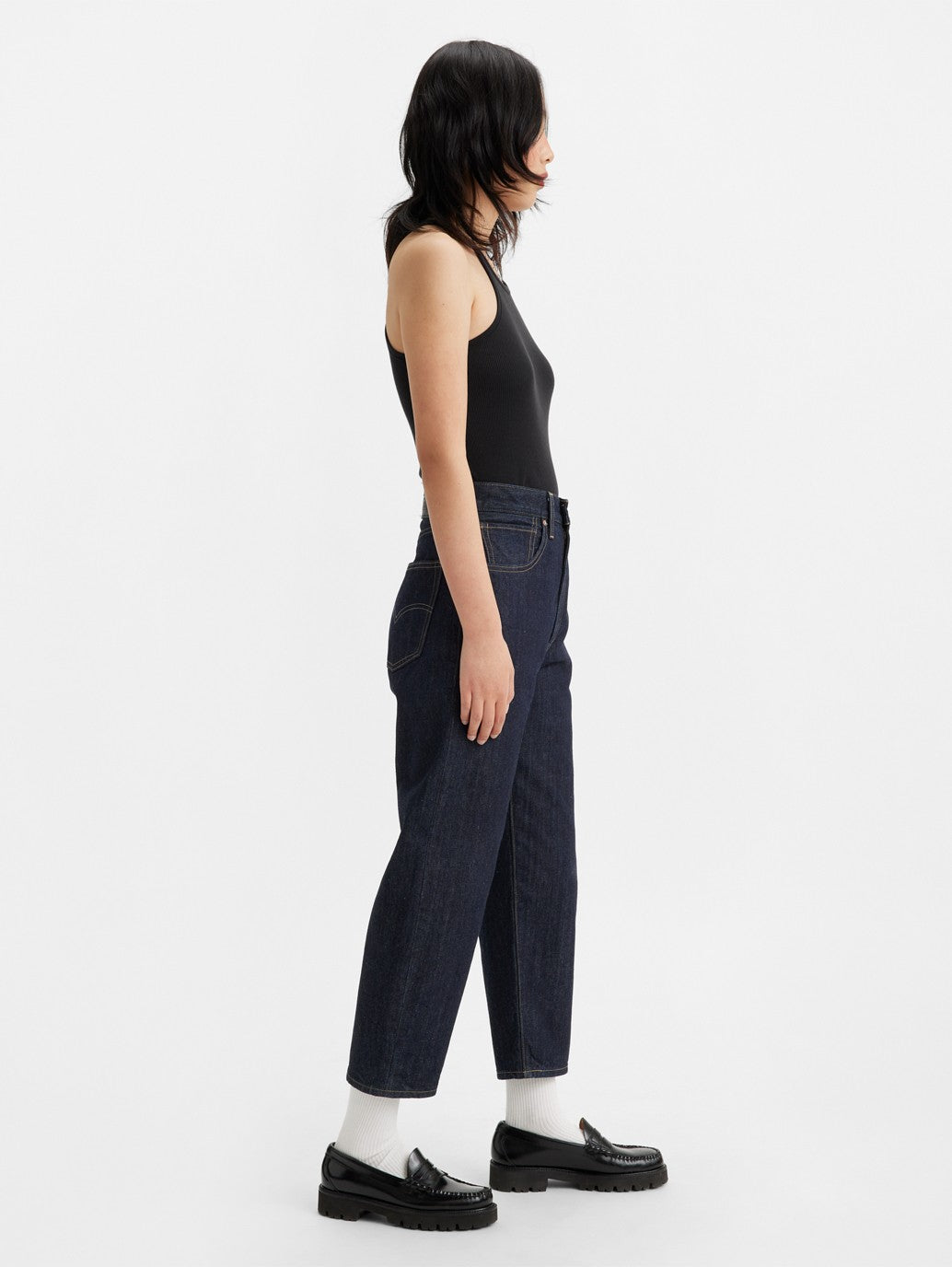 Levi's® 女款日本製造筒形牛仔褲