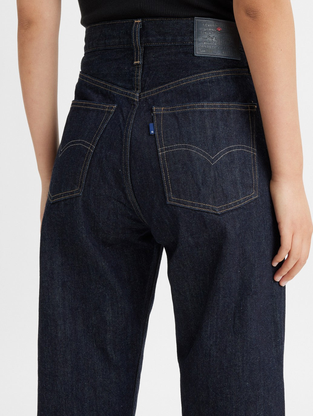 Levi's® 女款日本製造筒形牛仔褲