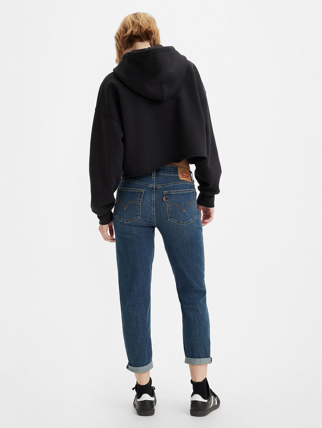 Levi's® 女式中腰男友風牛仔褲