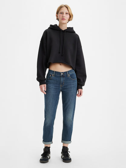 Levi's® 女式中腰男友風牛仔褲
