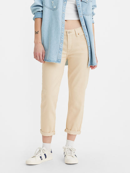 Levi's® 女式中腰男友風牛仔褲
