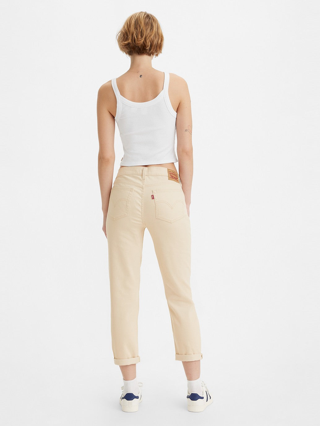 Levi's® 女式中腰男友風牛仔褲