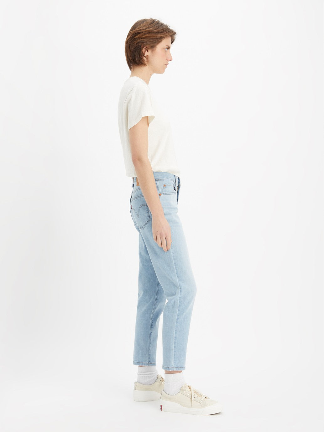 Levi's® 女式中腰男友風牛仔褲