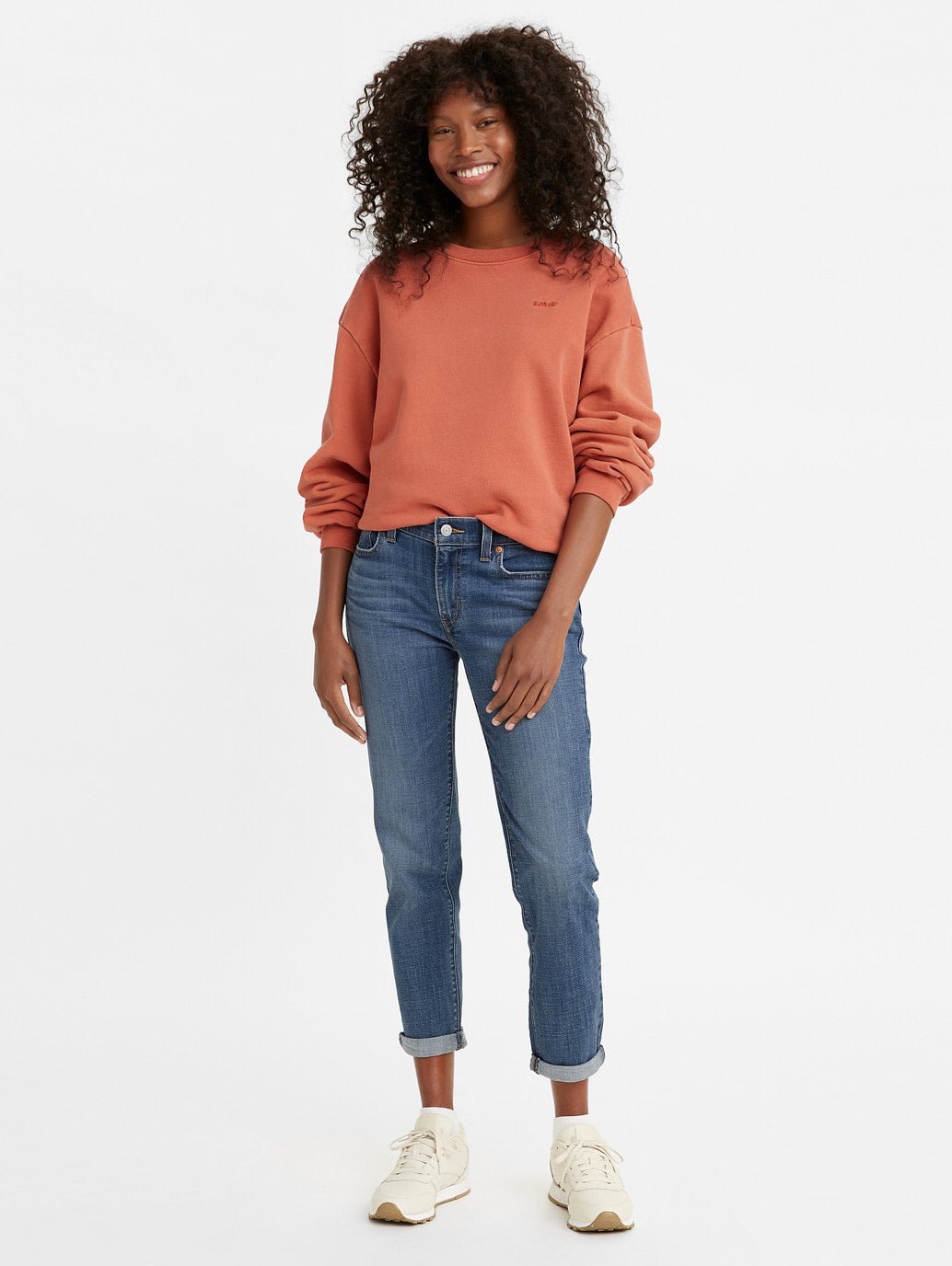 Levi's® 女款新男友風牛仔褲
