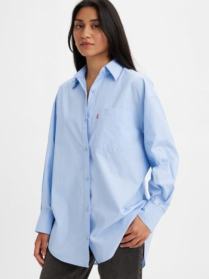 Levi's® 女款 Nola 大輪廓襯衫