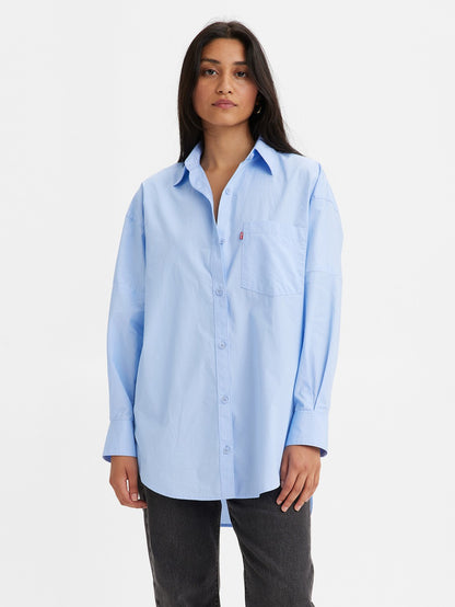 Levi's® 女款 Nola 大輪廓襯衫