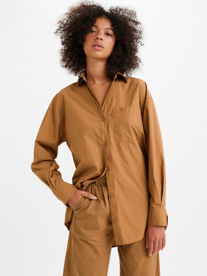 Levi's® 女款 Nola 大輪廓襯衫
