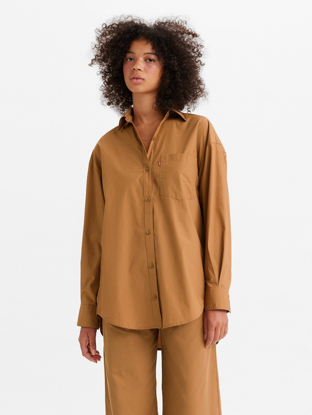 Levi's® 女款 Nola 大輪廓襯衫