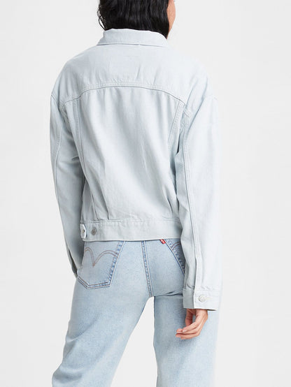 Levi's® 女款大輪廓實用卡車司機夾克