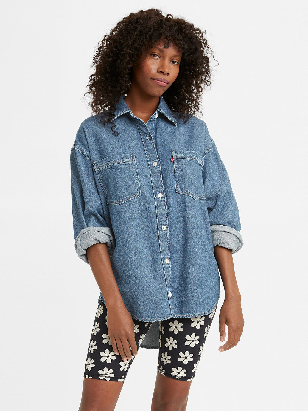 Levi's® 女款 Remi 實用襯衫