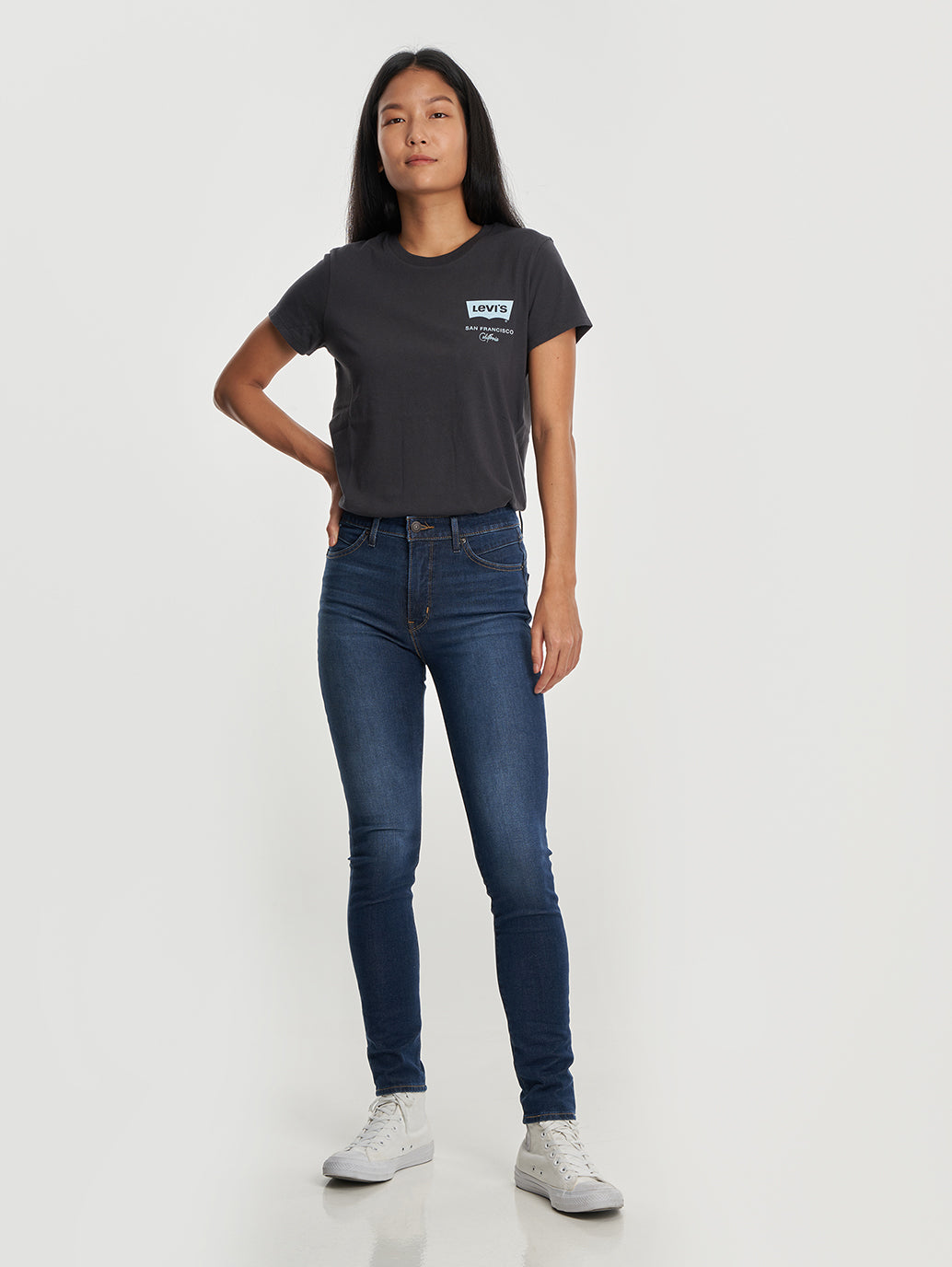 Levi's® 女款 Revel 塑形高腰緊身牛仔褲