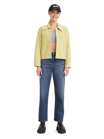 Levi's® 女款 Ribcage 直筒牛仔褲
