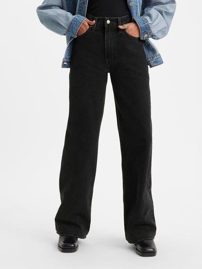 Levi's® 女款 Ribcage 寬腿牛仔褲