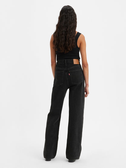 Levi's® 女款 Ribcage 寬腿牛仔褲