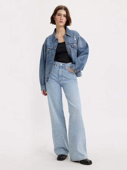 [NewJeans MINJI 所穿] Levi's® 女款 Ribcage 寬腿牛仔褲