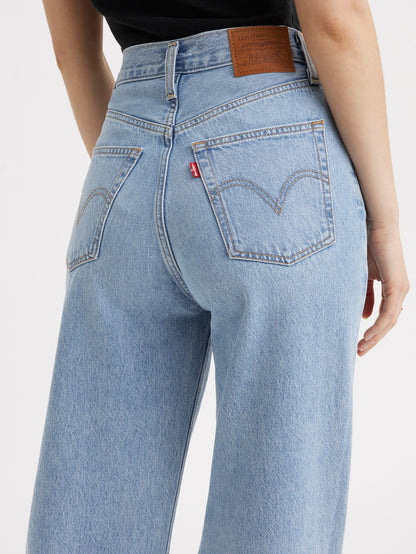 [NewJeans MINJI 所穿] Levi's® 女款 Ribcage 寬腿牛仔褲