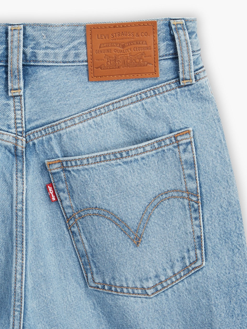 [NewJeans MINJI 所穿] Levi's® 女款 Ribcage 寬腿牛仔褲