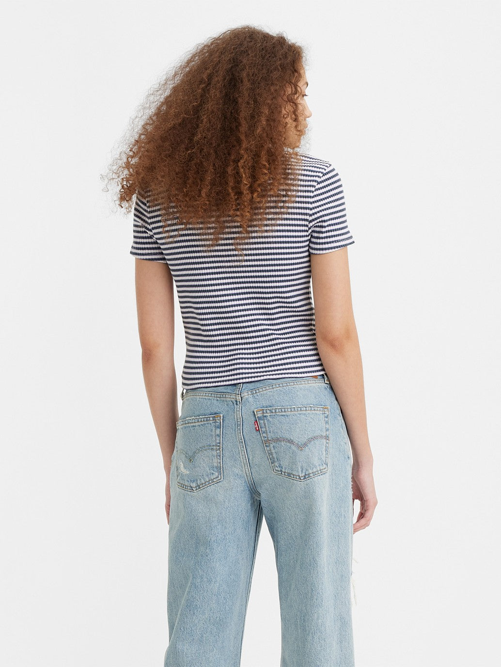 Levi's® 女款短袖 Britt 前按扣上衣