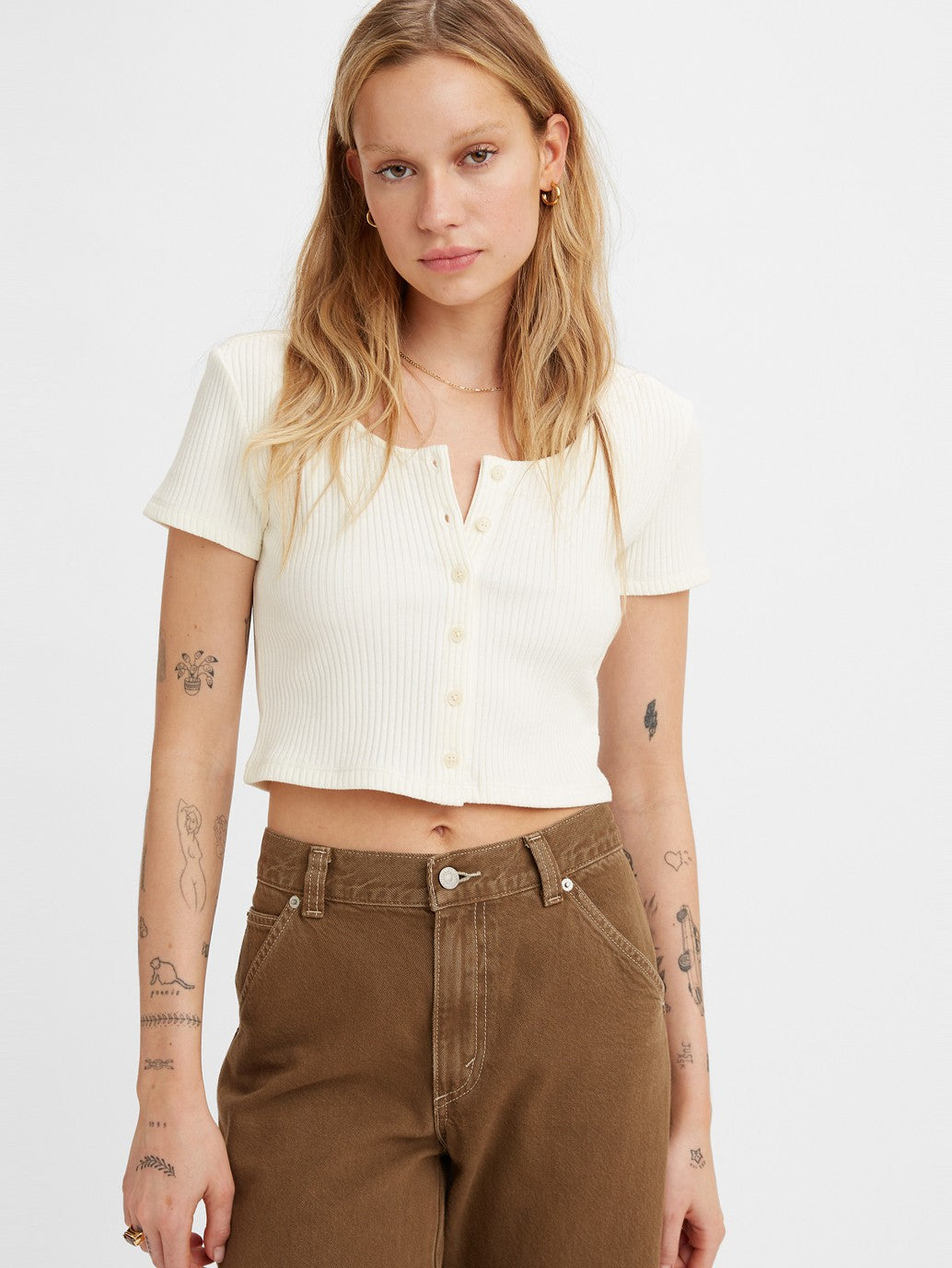 Levi's® 女款短袖 Rach 上衣
