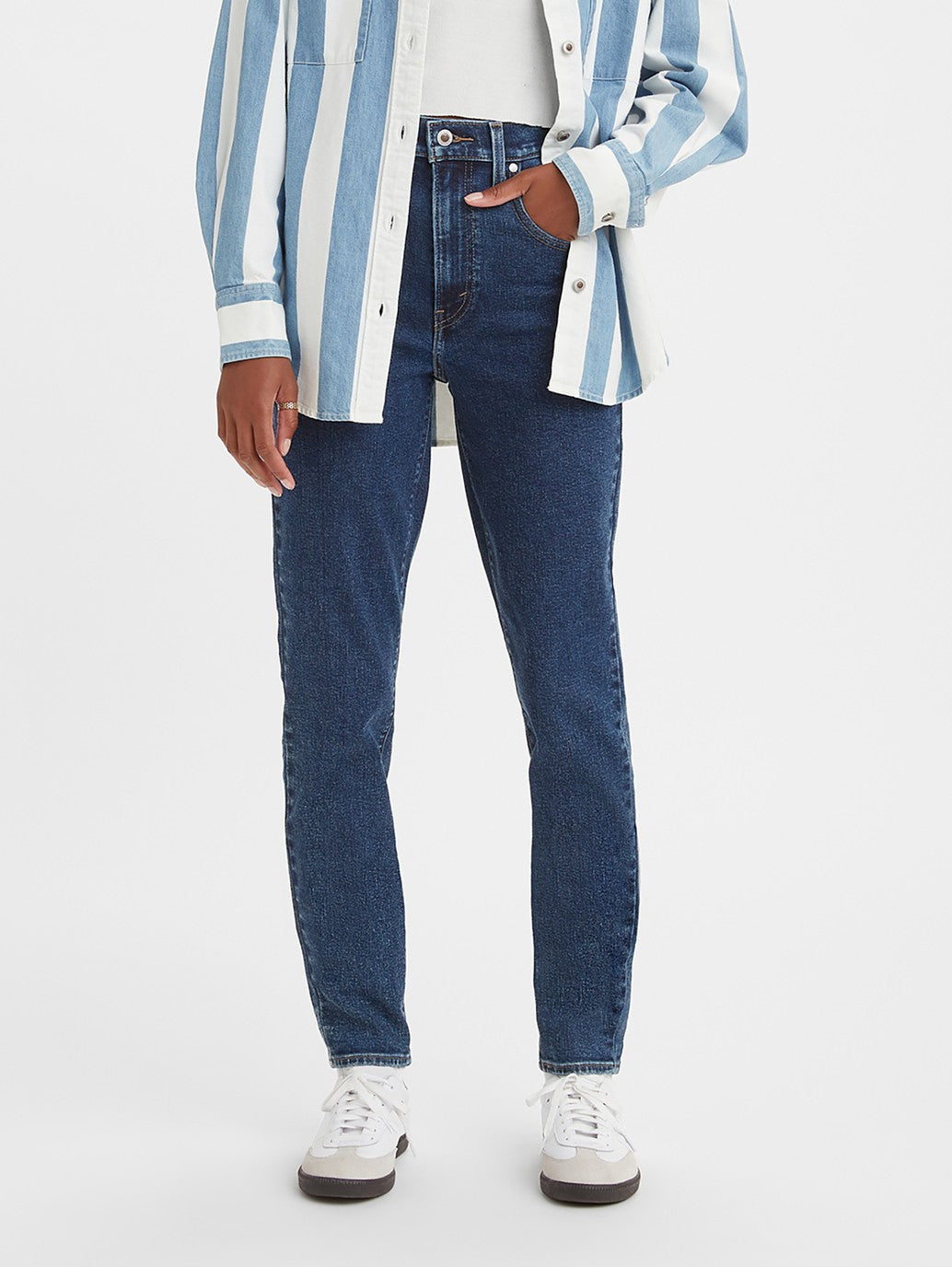 Levi's® 女款 SilverTab™ 高腰媽媽牛仔褲