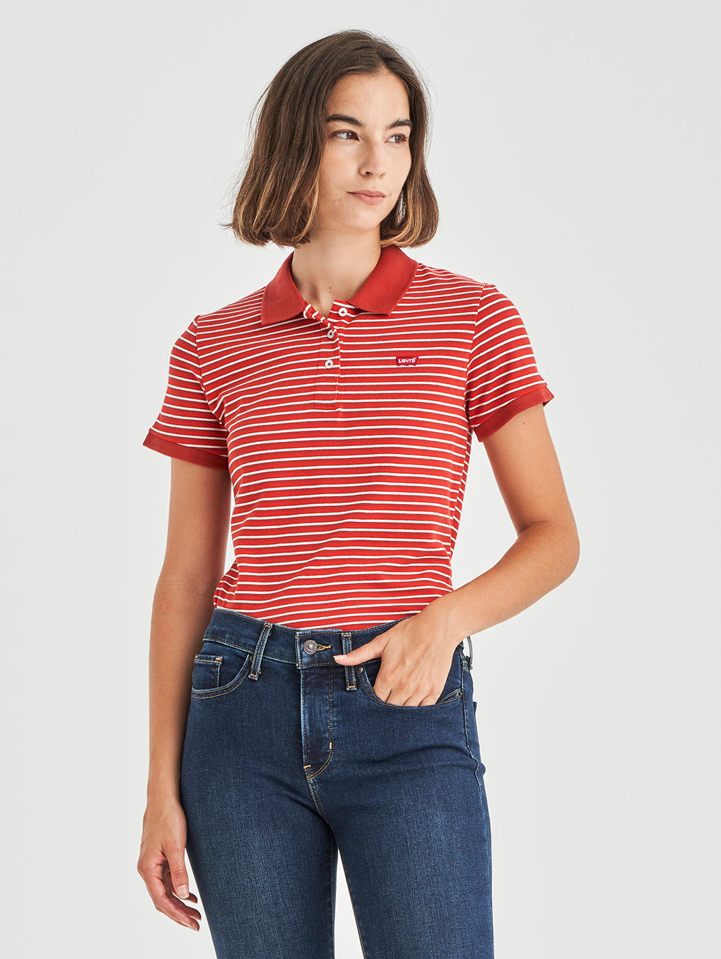 Levi's® 女士修身 Polo 衫