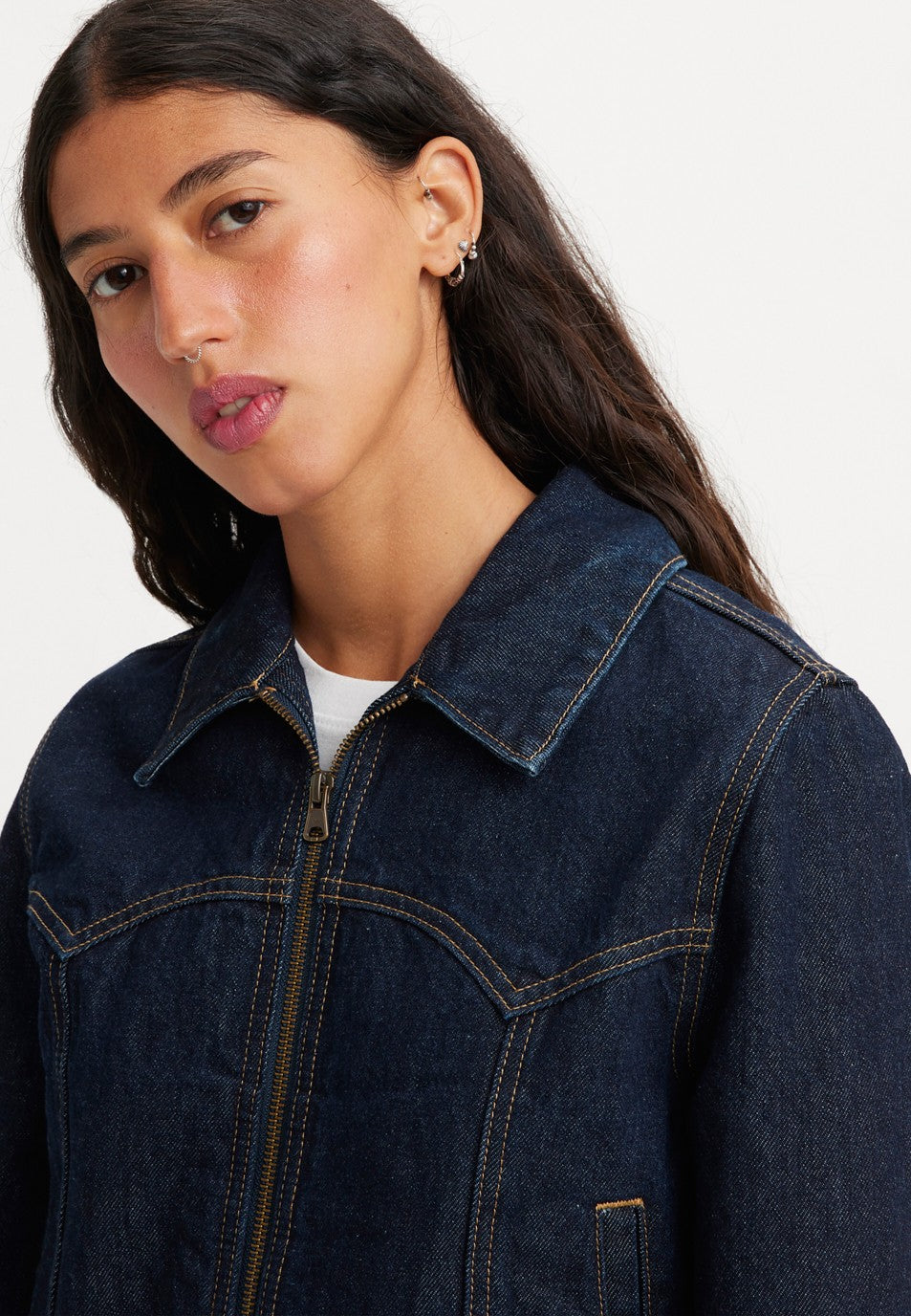Levi's® Women's Slim Zip Trucker Jacket