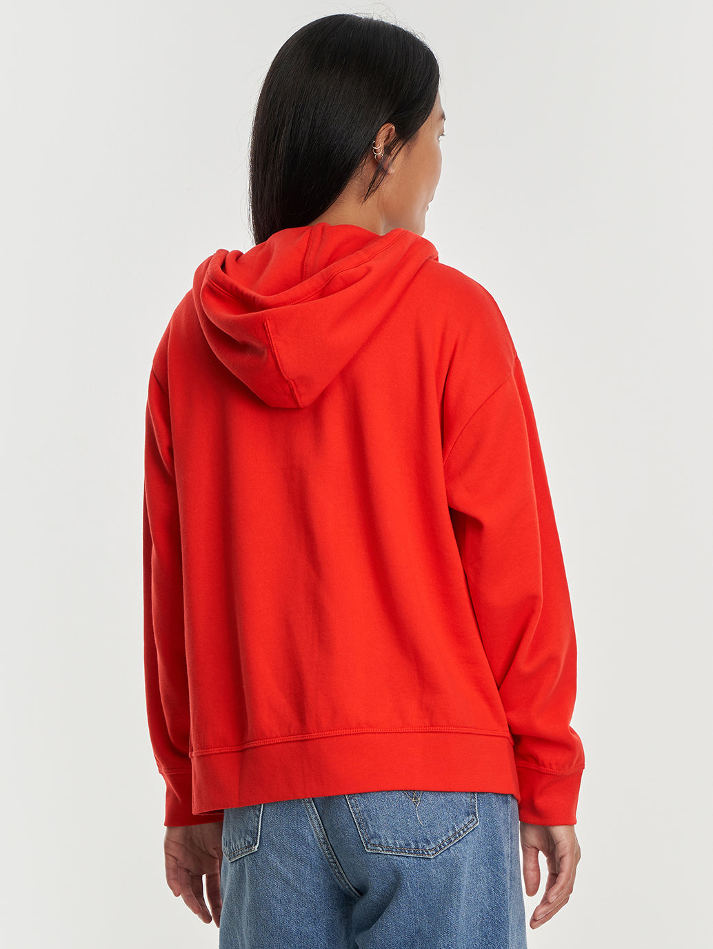 Levi's® 女款標準拉鍊連帽衫