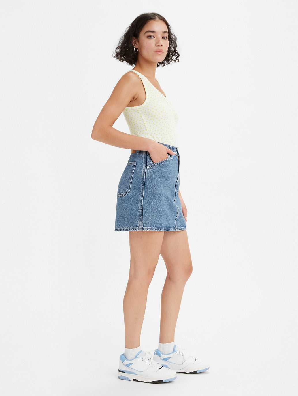 Levi's® 女款實用迷你裙