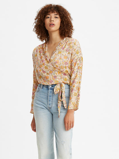Levi's® 女款 Wendy 裹身上衣