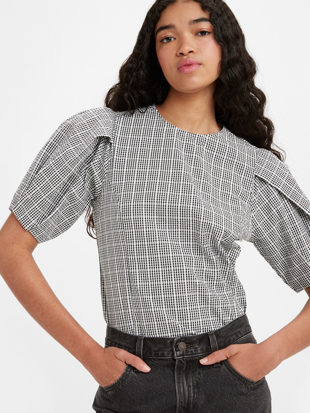 Levi's® 女款 Zaida 雕塑襯衫