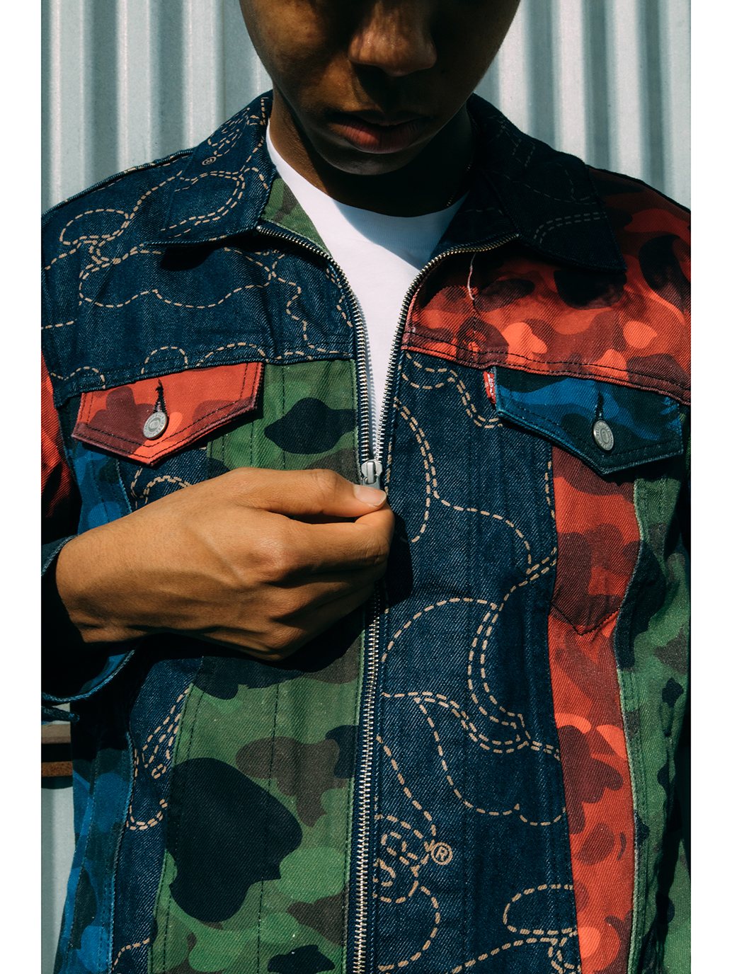 Levi's® X Bape® Zip Front Trucker Jacket
