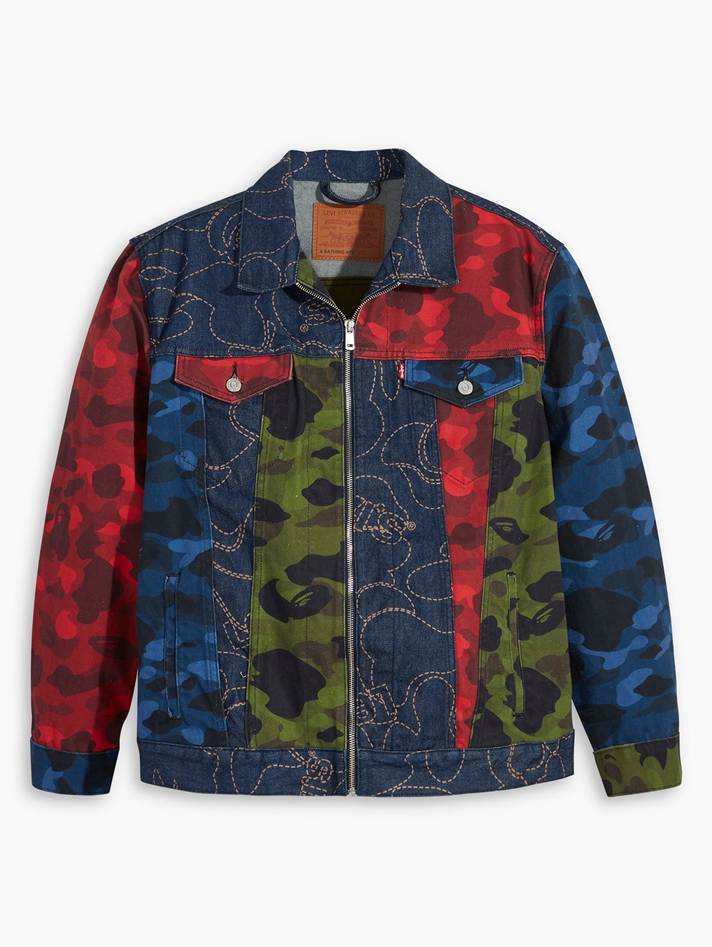 Levi's® X Bape® Zip Front Trucker Jacket