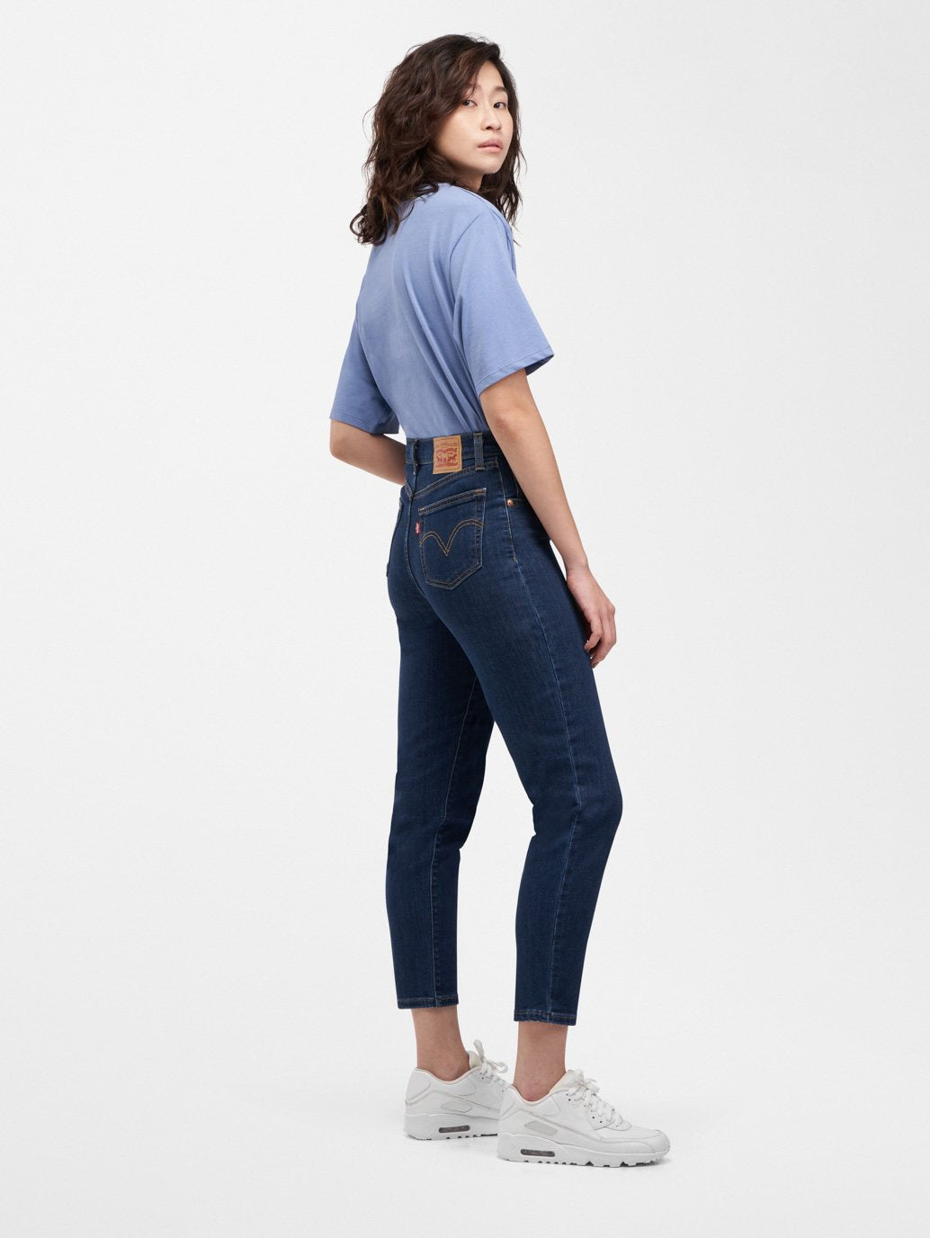 Levi's® 女款高腰男友風牛仔褲